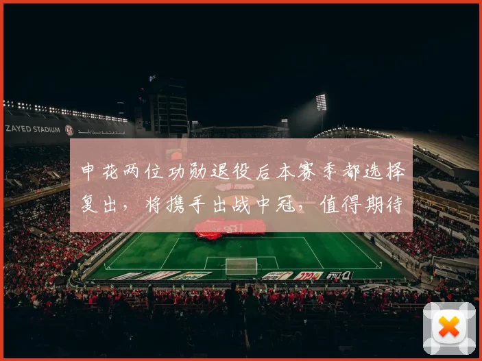 申花两位功勋退役后本赛季都选择复出，将携手出战中冠，值得期待